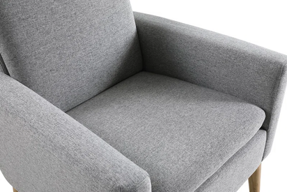 Cristyle 29'' Wide Upholstered Linen Arm Accent Chair