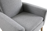 Cristyle 29'' Wide Upholstered Linen Arm Accent Chair