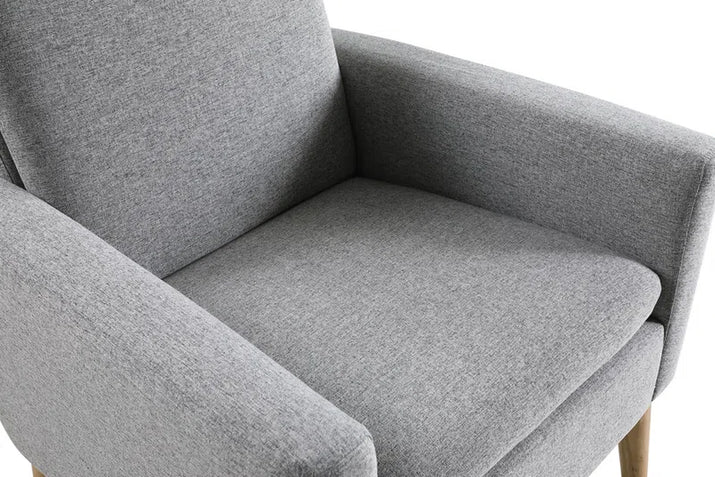 Cristyle 29'' Wide Upholstered Linen Arm Accent Chair