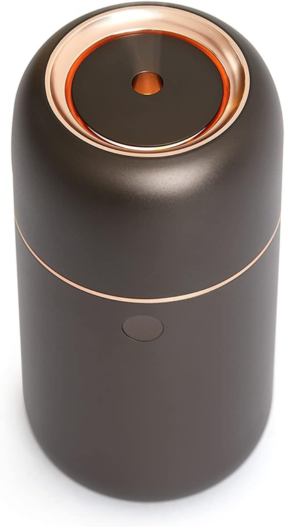 Premium Cordless Essential Oil Diffuser (Space Grey) |  Chic Aluminum Alloy Luxury Diffuser Humidifier | 65Ml Capacity, 3 Lighting Modes, Rechargeable, Battery Powered, Portable