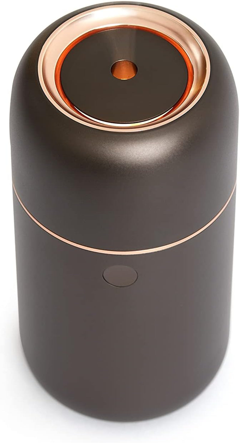 Premium Cordless Essential Oil Diffuser (Space Grey) |  Chic Aluminum Alloy Luxury Diffuser Humidifier | 65Ml Capacity, 3 Lighting Modes, Rechargeable, Battery Powered, Portable