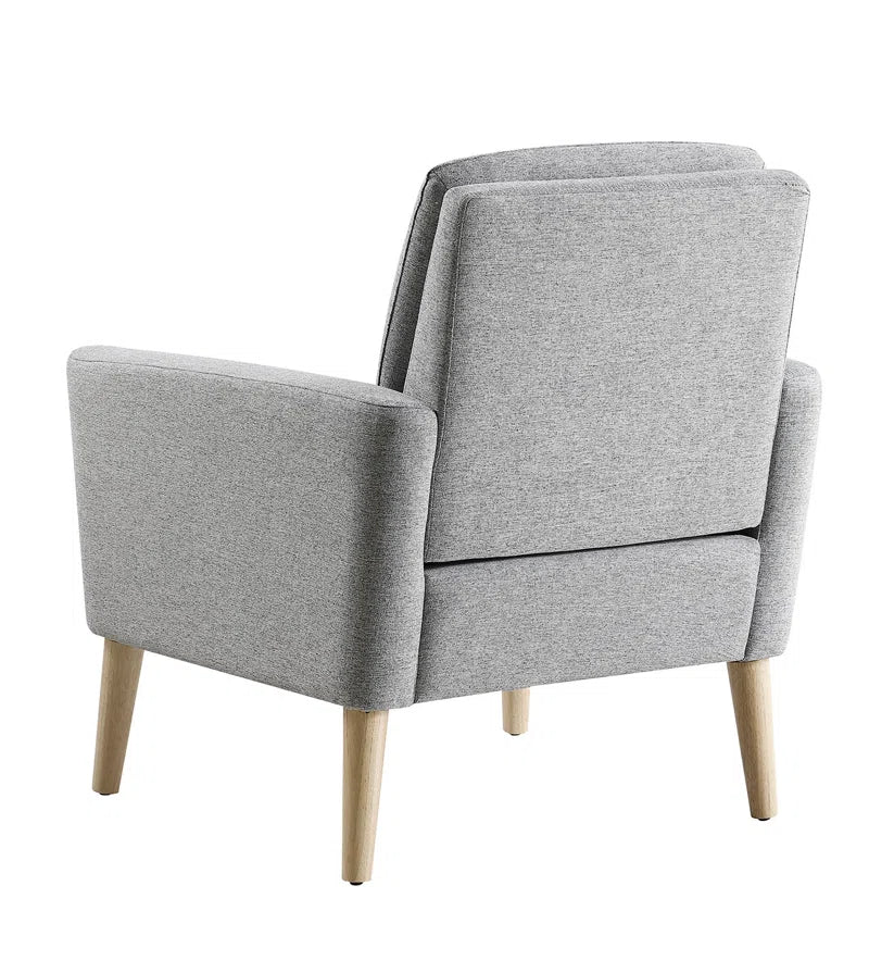 Cristyle 29'' Wide Upholstered Linen Arm Accent Chair