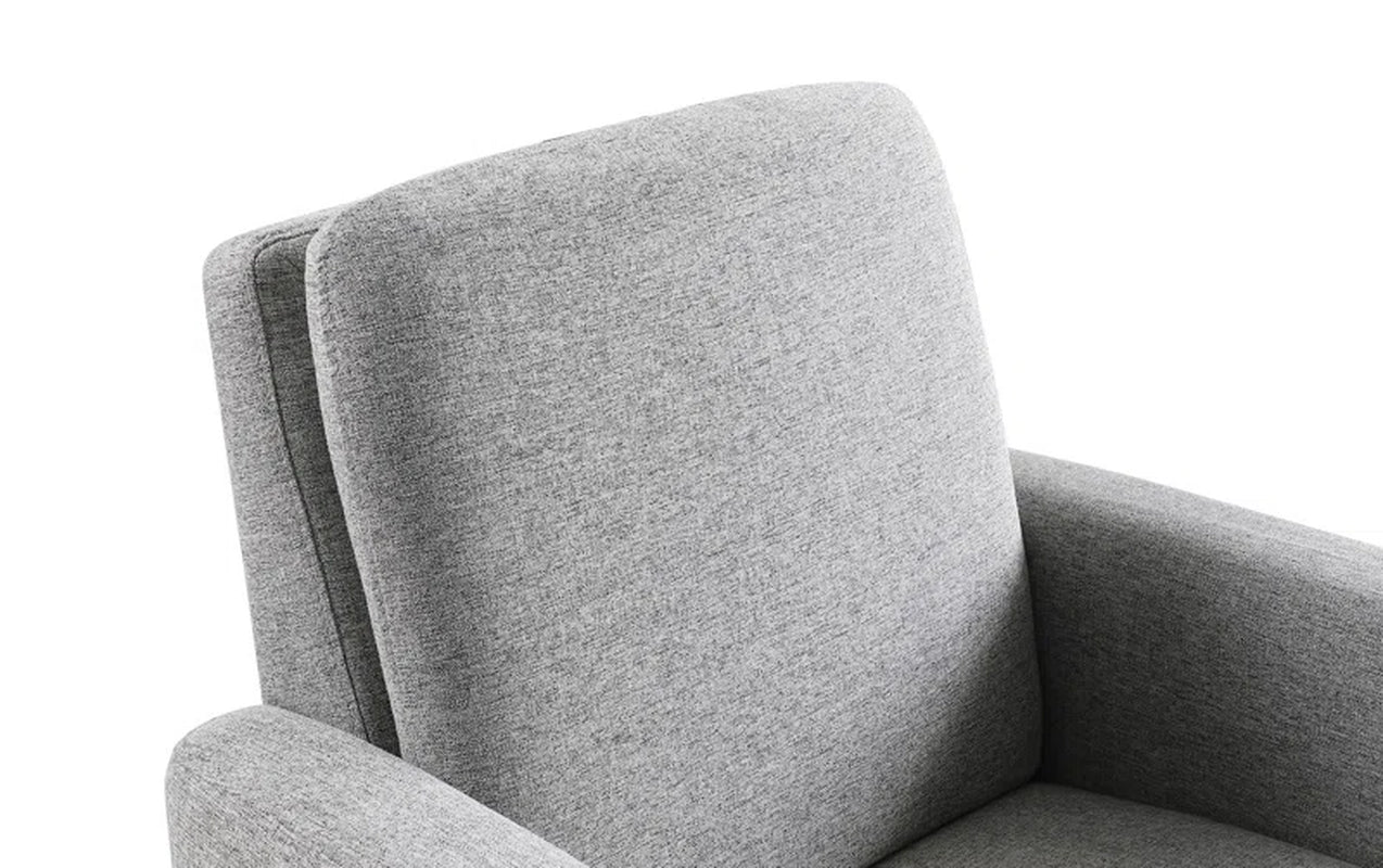 Cristyle 29'' Wide Upholstered Linen Arm Accent Chair