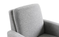 Cristyle 29'' Wide Upholstered Linen Arm Accent Chair