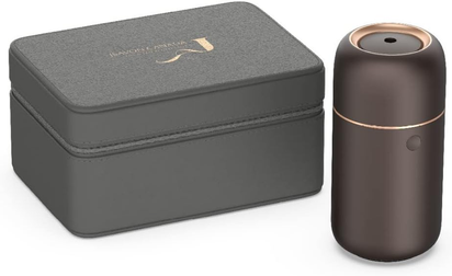 Premium Cordless Essential Oil Diffuser (Space Grey) |  Chic Aluminum Alloy Luxury Diffuser Humidifier | 65Ml Capacity, 3 Lighting Modes, Rechargeable, Battery Powered, Portable